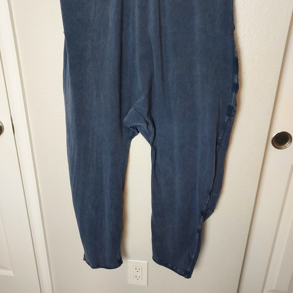 Free People Movement Hot Shot Onesie Overalls Blue Size Small - Picture 9 of 15
